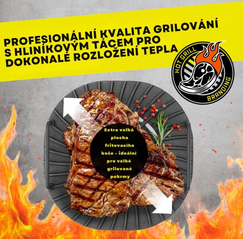 GourmetMaxx Horkovzdušná fritéza FryBBQ 19177 (5)